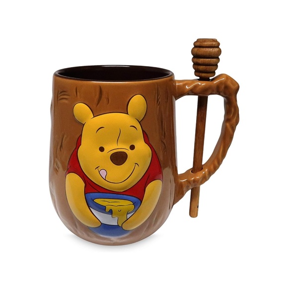 Disney Parks Winnie the Pooh Mug and Honey Dipper Set, 25. Ounces - Picture 5 of 5